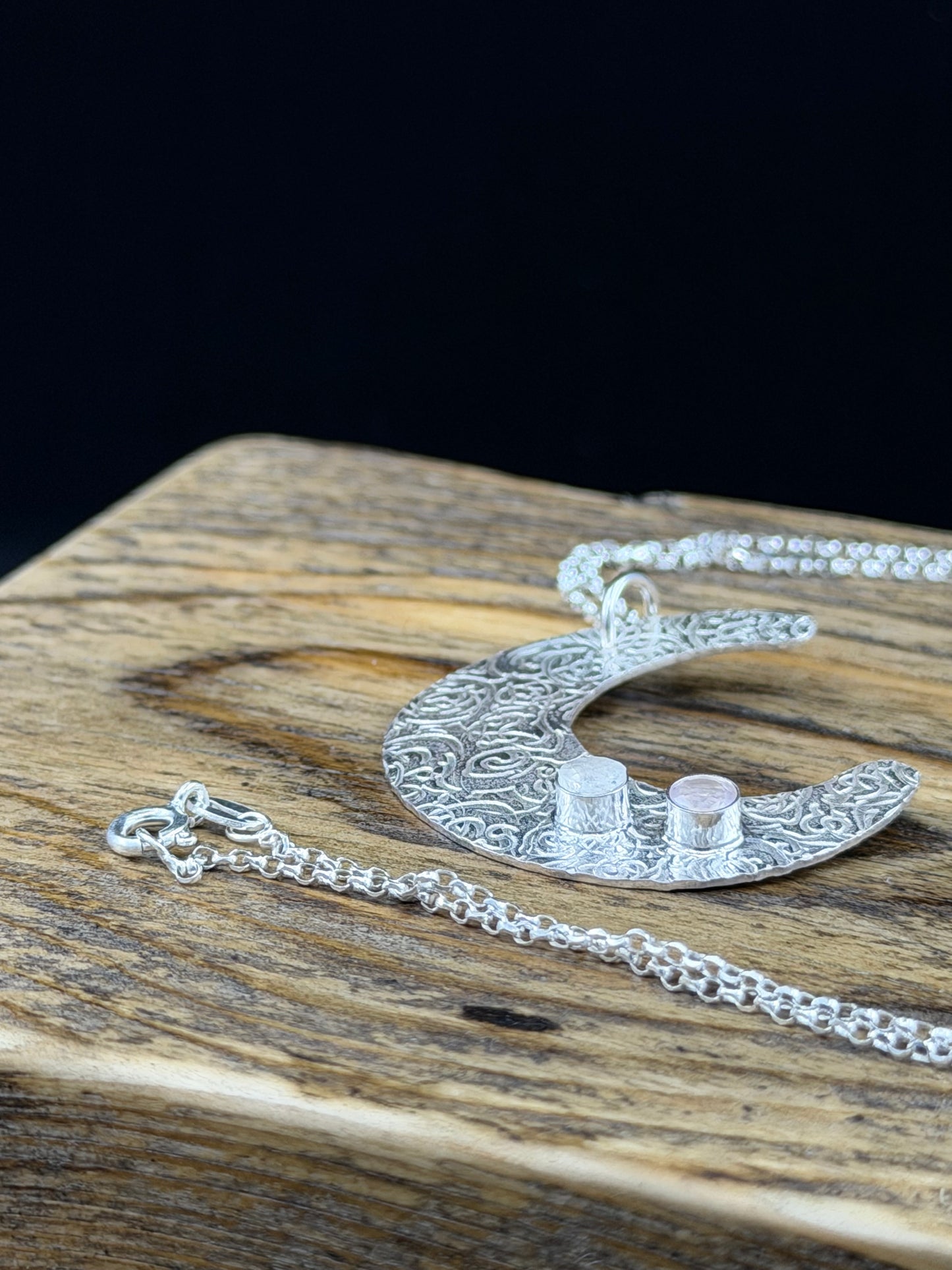 The Moon Is Her Guide Pendant