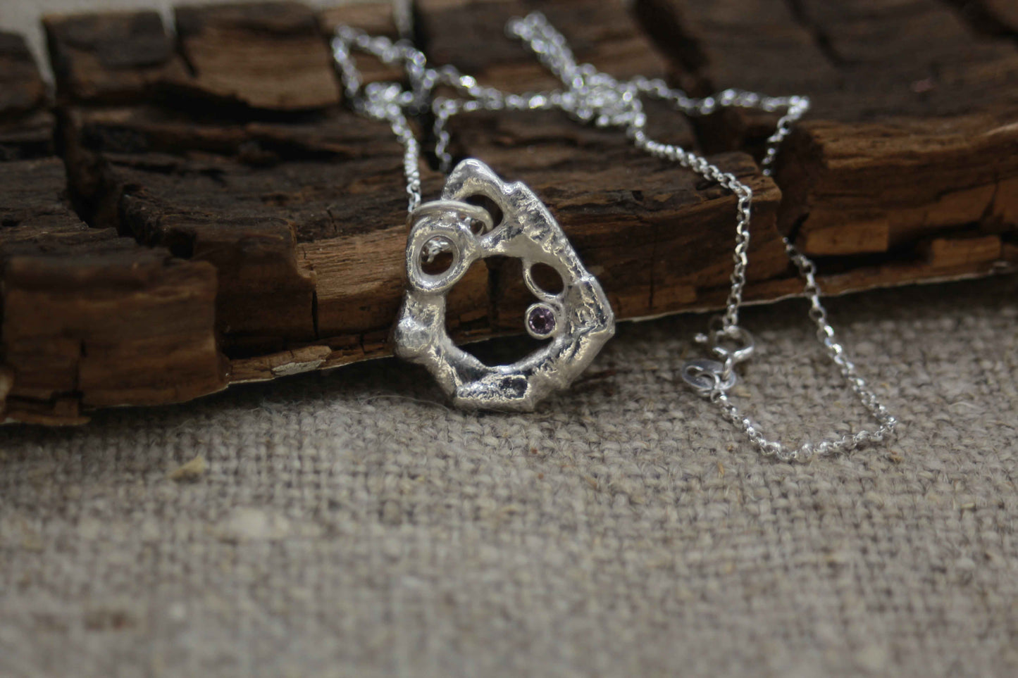 Flow Amethyst Pendant - One of a kind