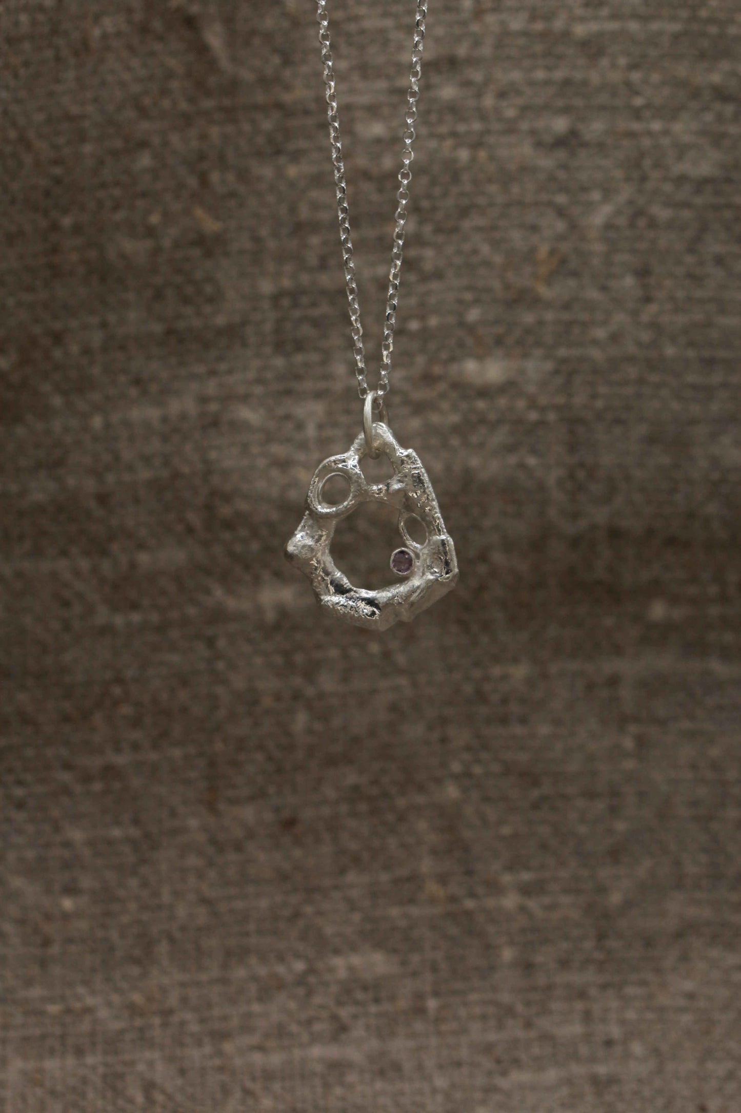 Flow Amethyst Pendant - One of a kind