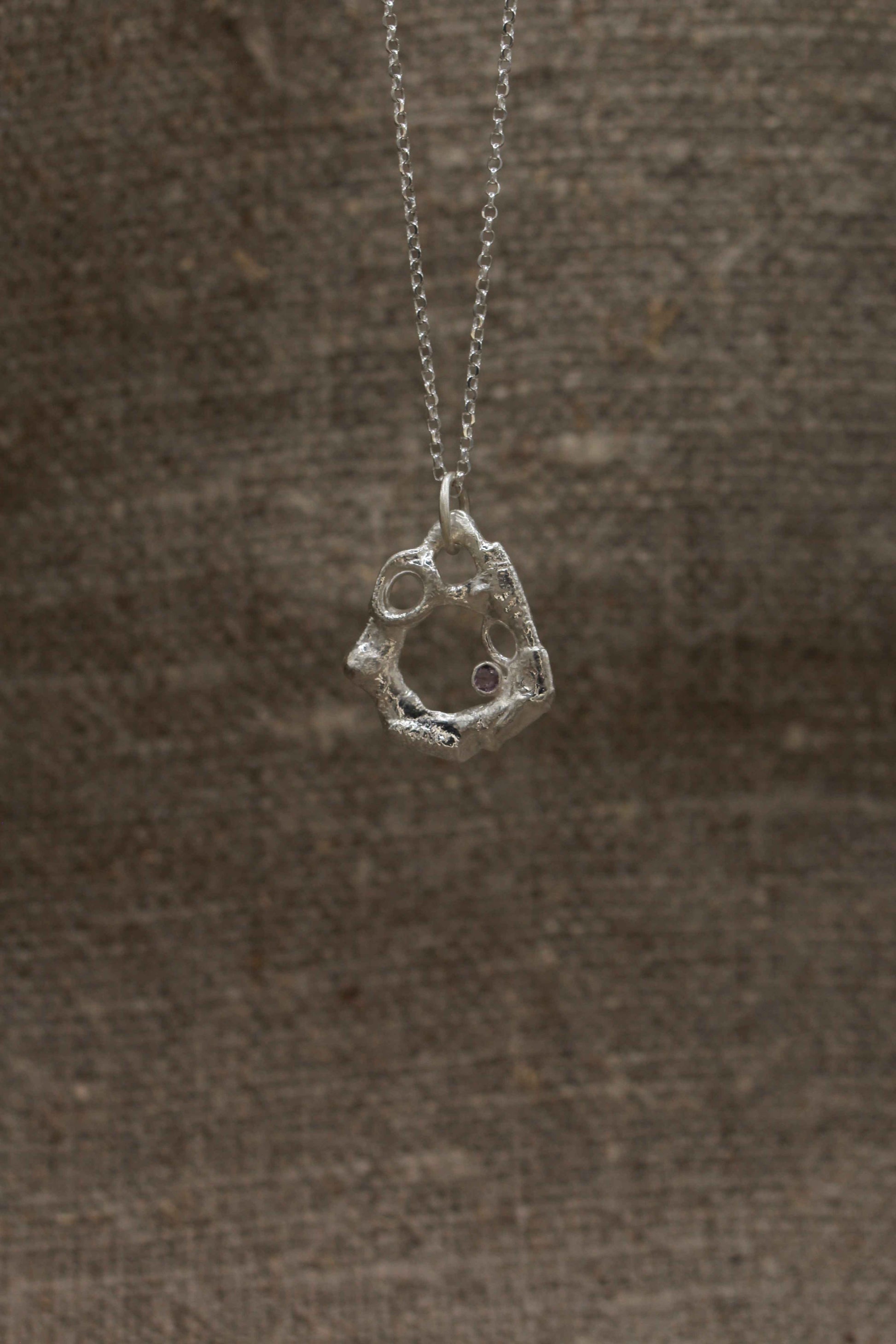 Flow Amethyst Pendant - One of a kind