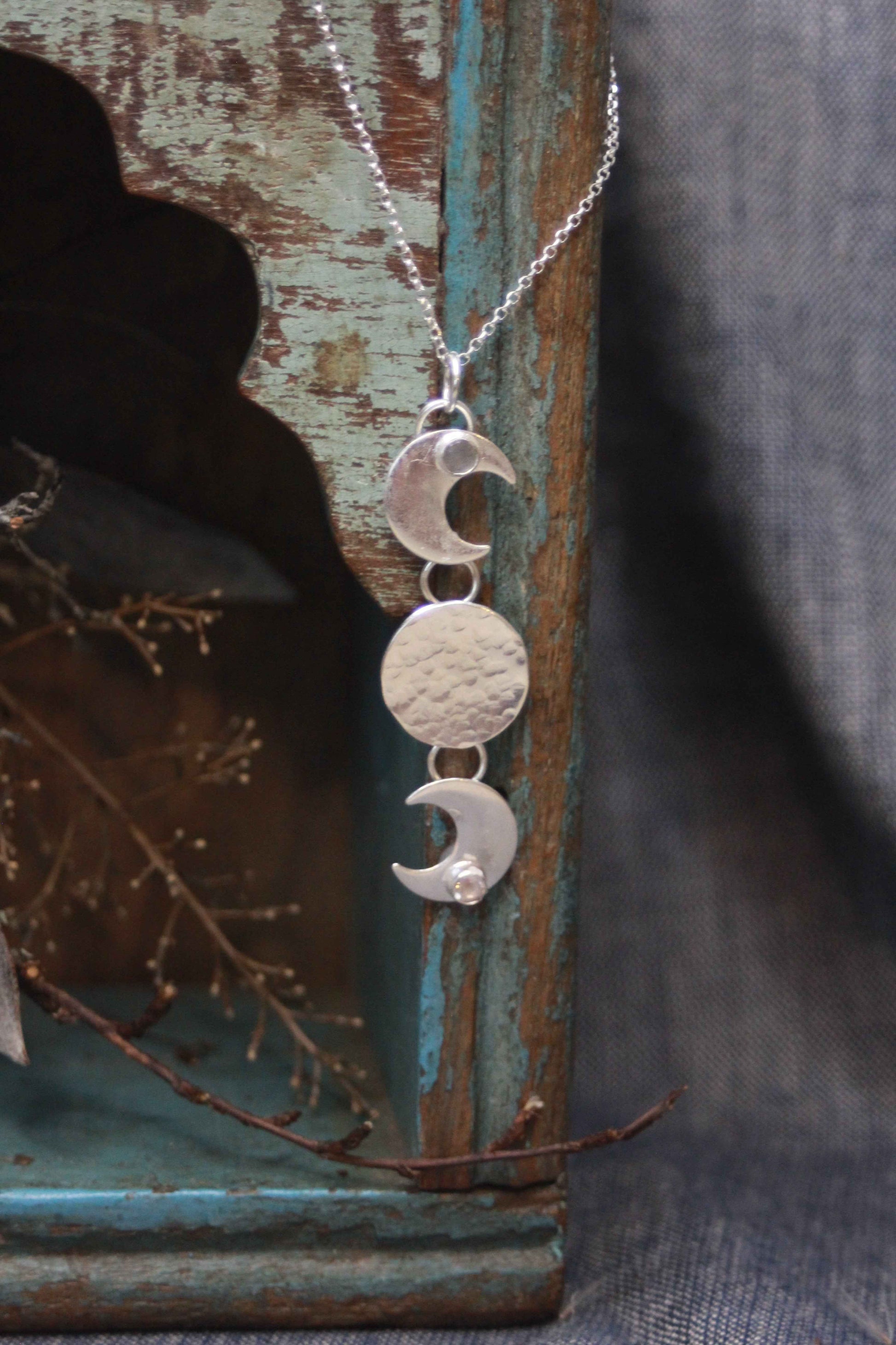 The Moon Is Her Guide Pendant