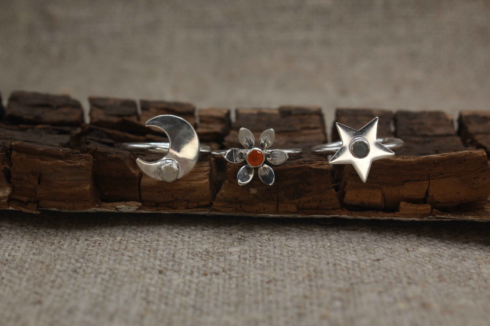 The Moon Is Her Guide ring