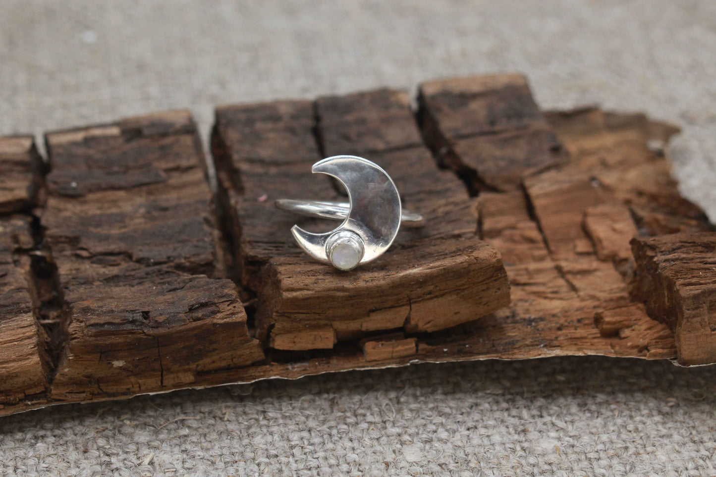 The Moon Is Her Guide ring