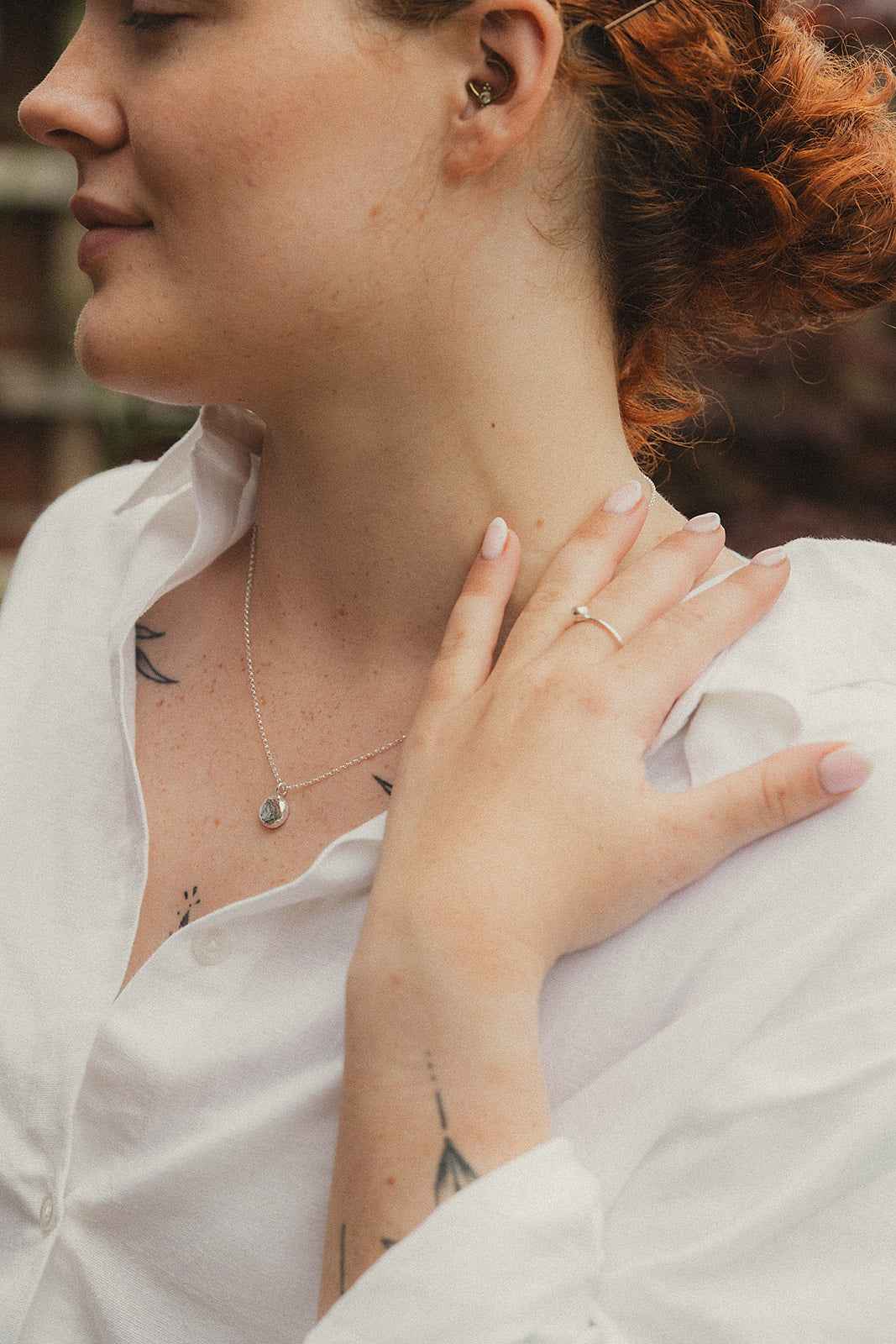 Organic pebble stacking ring