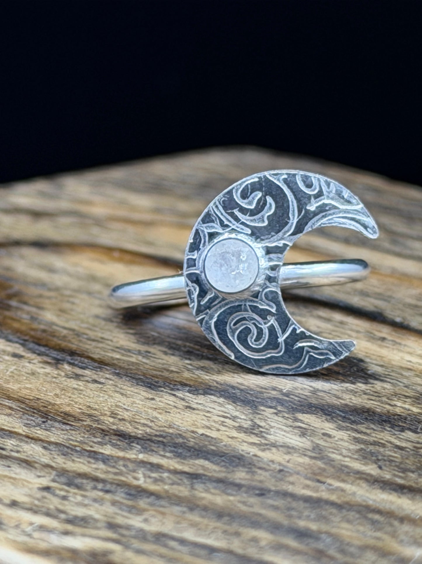 The Moon Is Her Guide ring