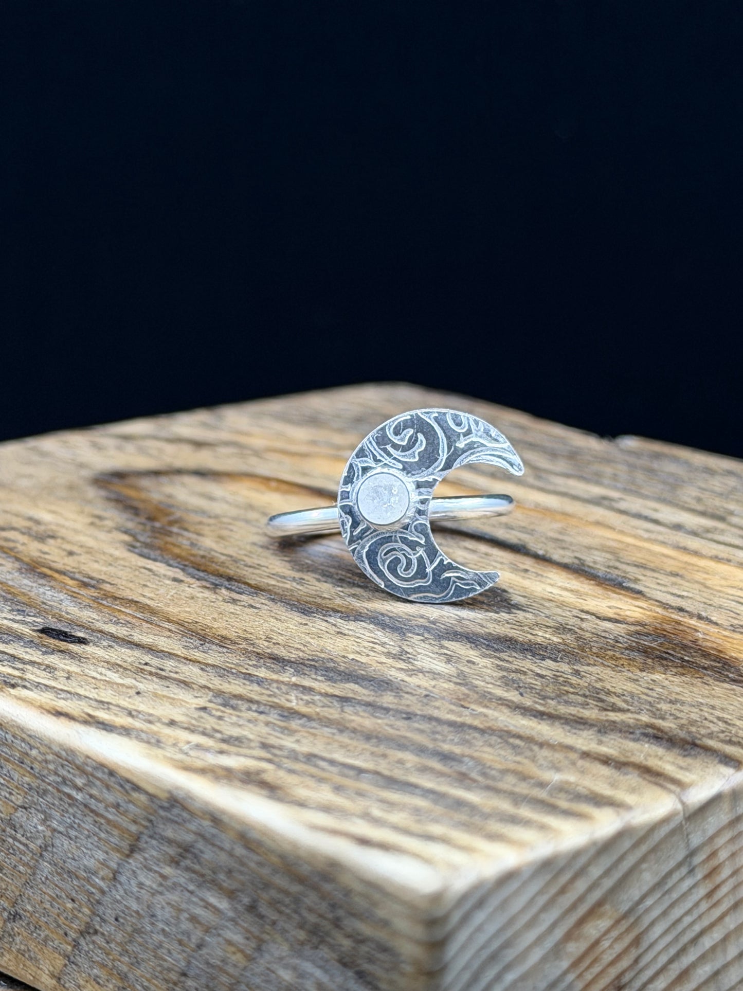 The Moon Is Her Guide ring
