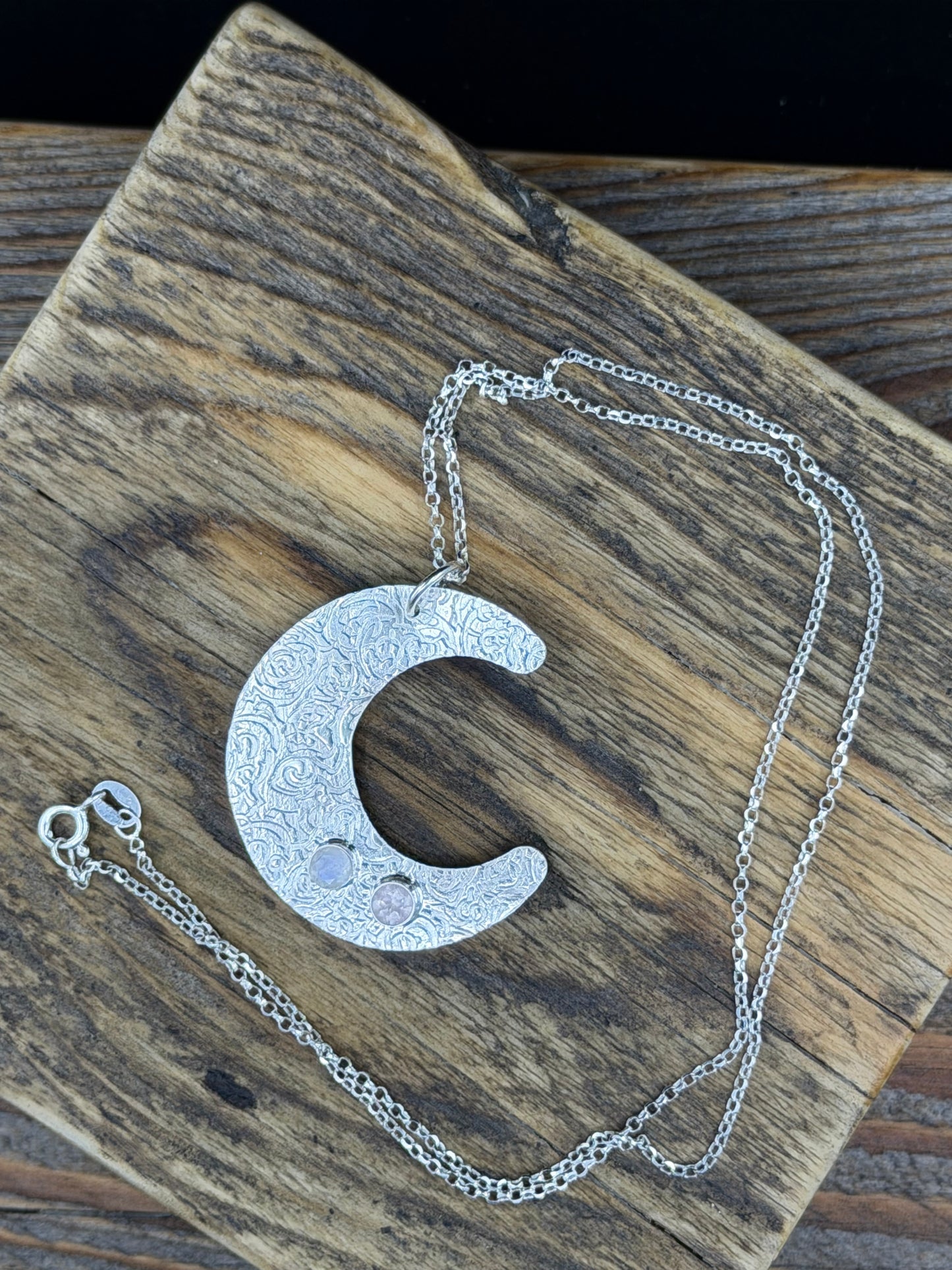 The Moon Is Her Guide Pendant