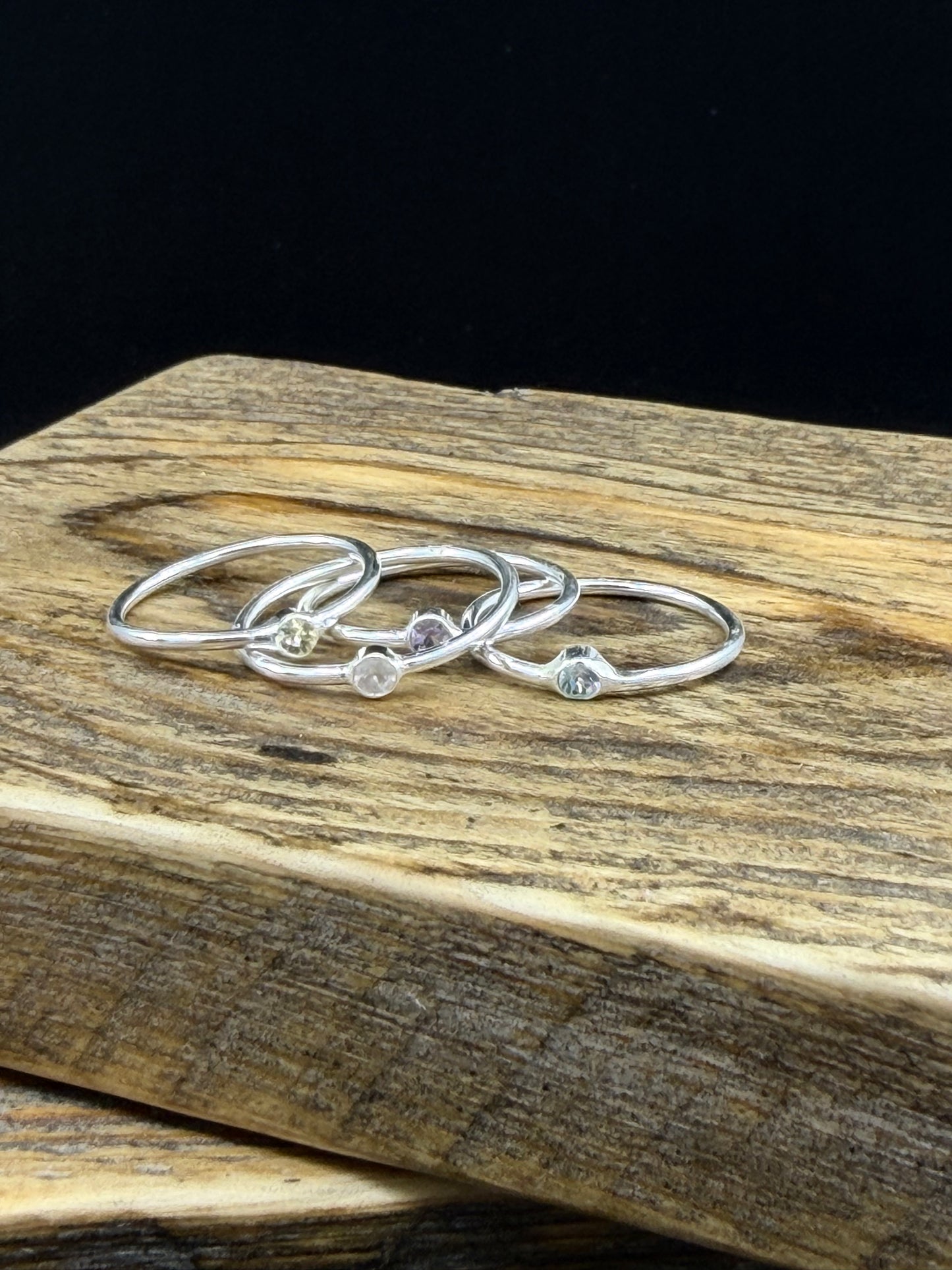 Gemstone Stacking Ring